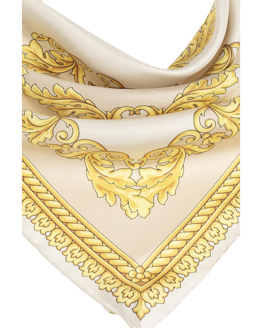 Versace Metallic Silk Scarf