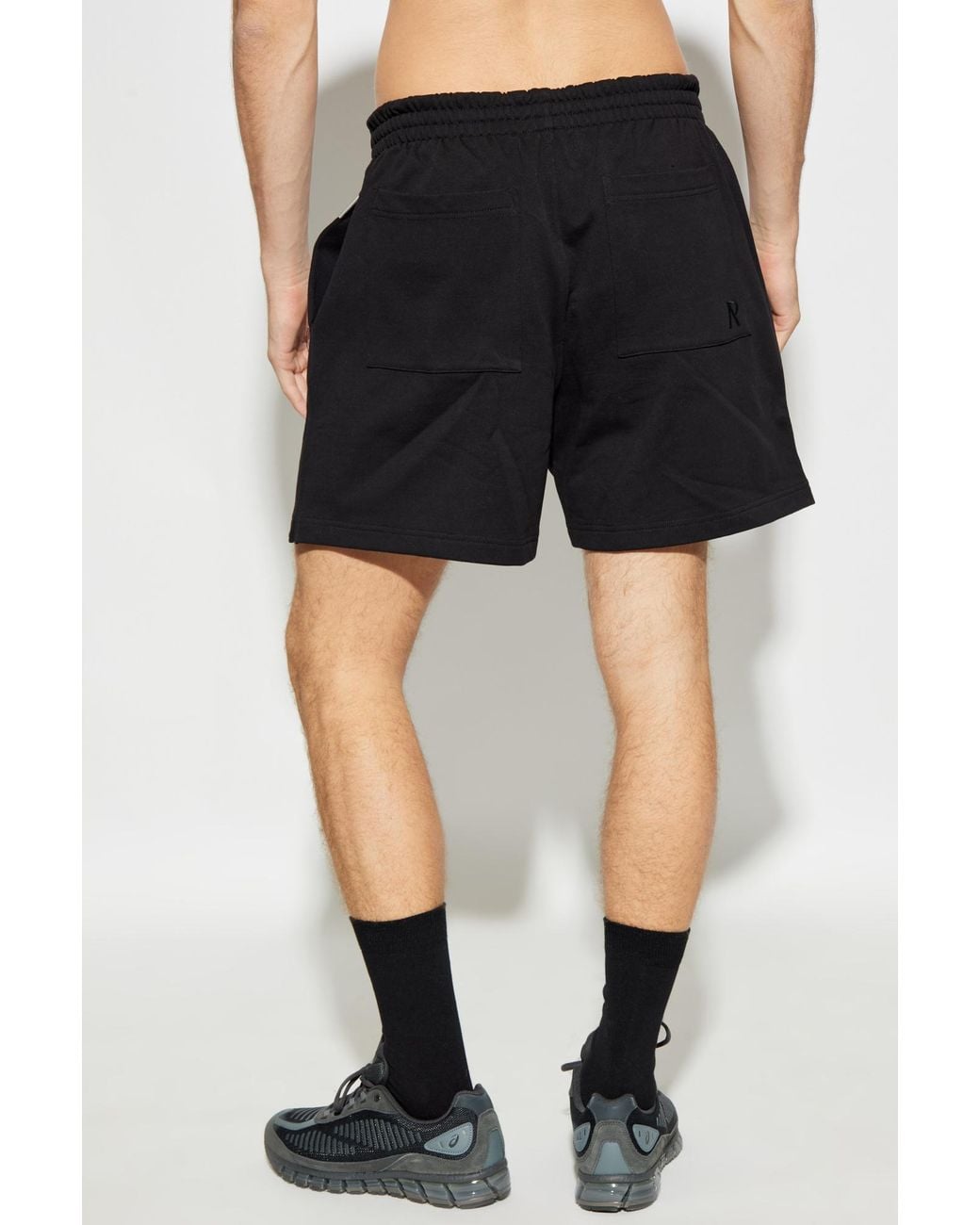 Represent Black "Initial" Shorts for men