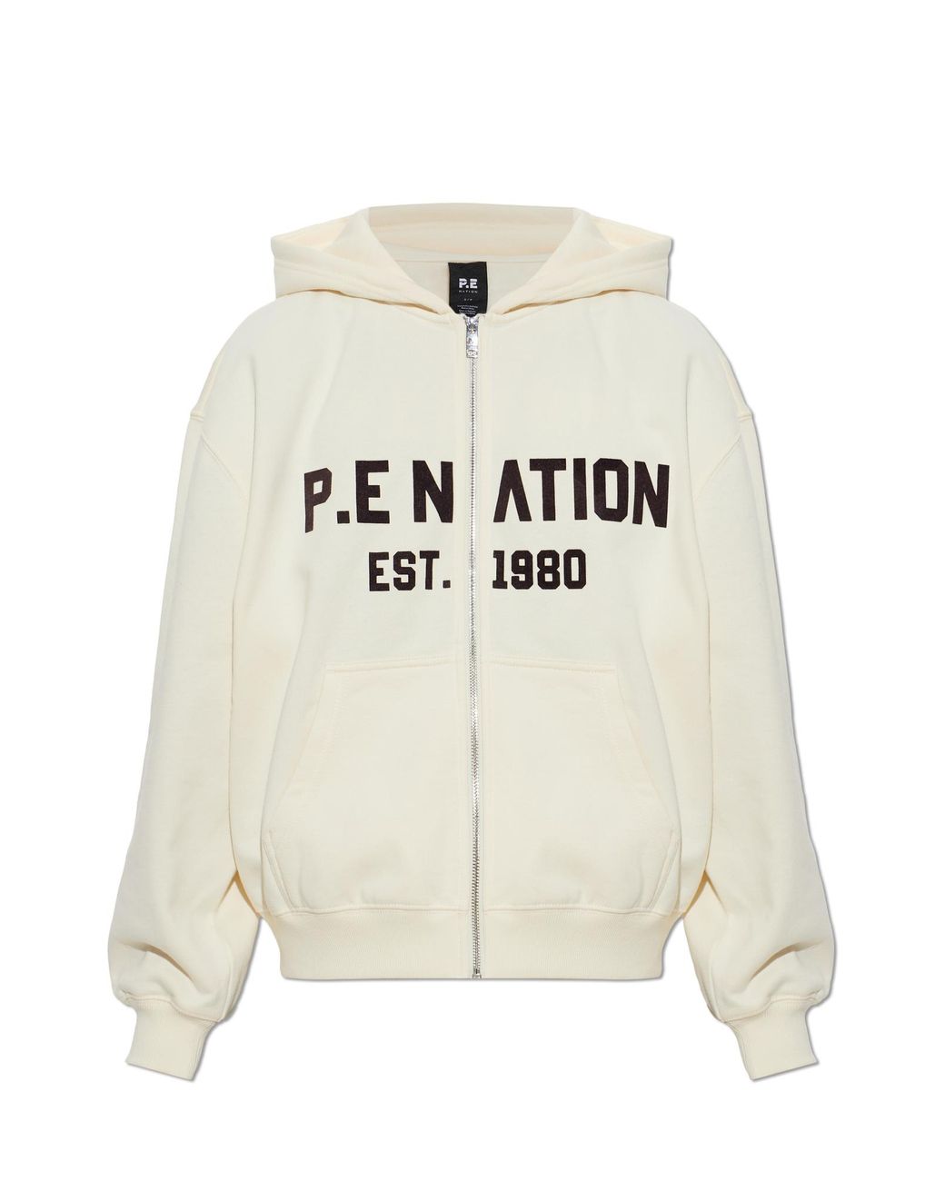 P.E Nation White 'Phantom' Hoodie