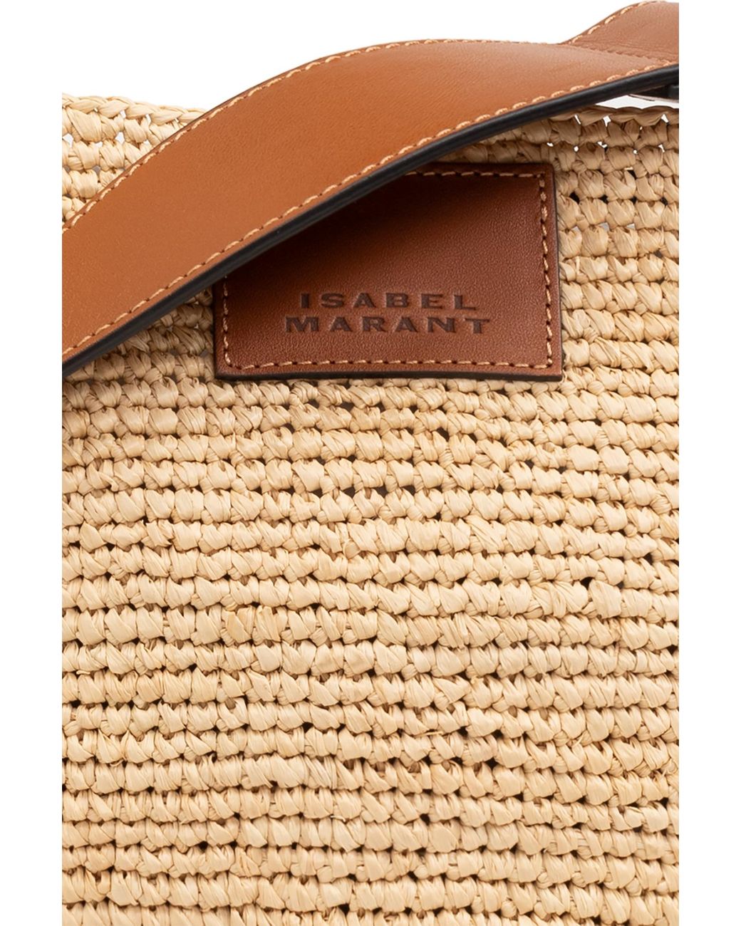 Isabel Marant Natural Shoulder Bag 'Mini Baya'