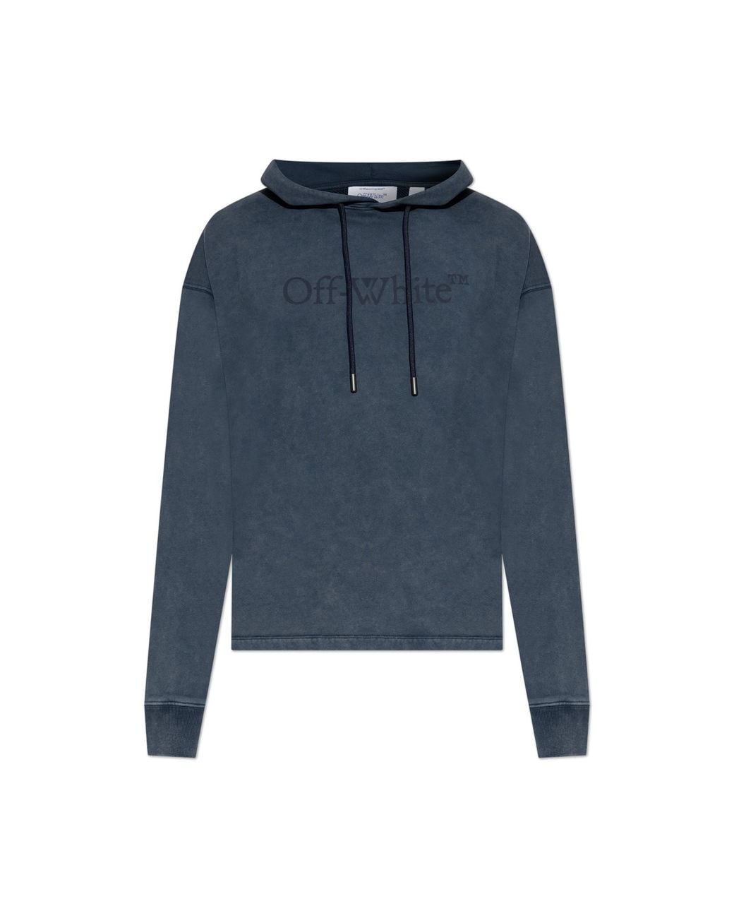Off-White c/o Virgil Abloh Blue Sweatshirt With Printed Logo for men