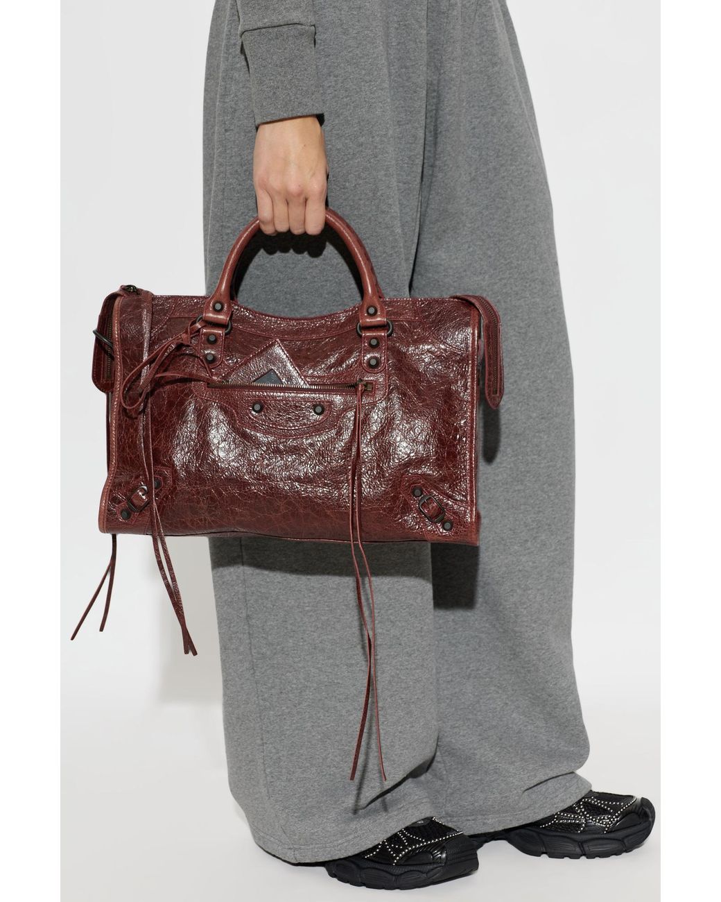 Balenciaga Brown 'Le City Medium' Bag