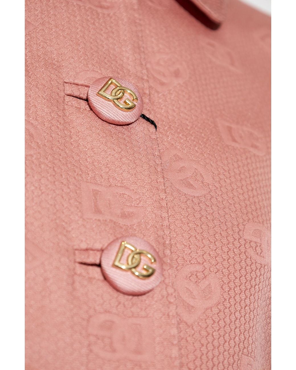 Dolce & Gabbana Pink Short Jacket