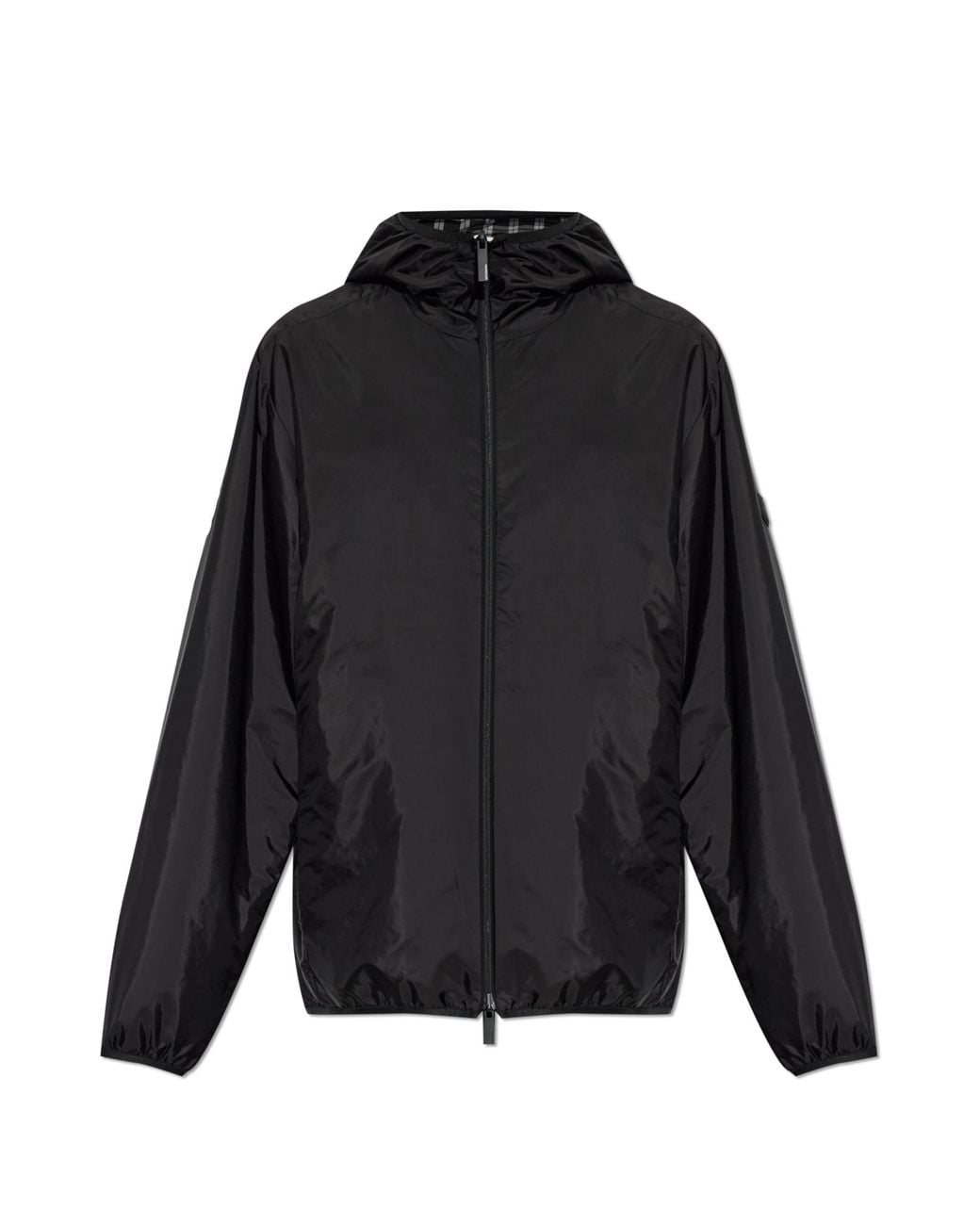 Moncler Black Reversible Jacket "Vandelli" for men