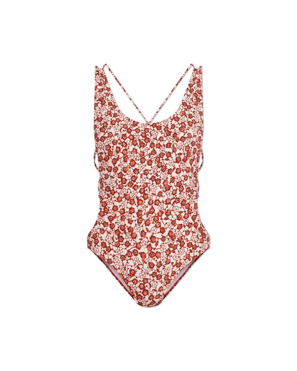 Isabel Marant Red One-Piece Swimsuit "Tenisia"