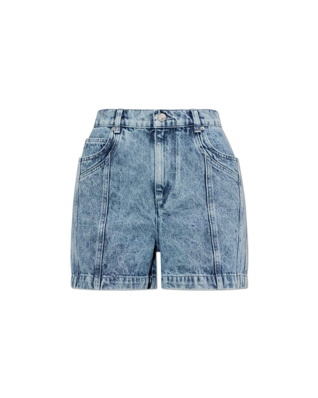 Isabel Marant Blue 'Joely' Denim Shorts