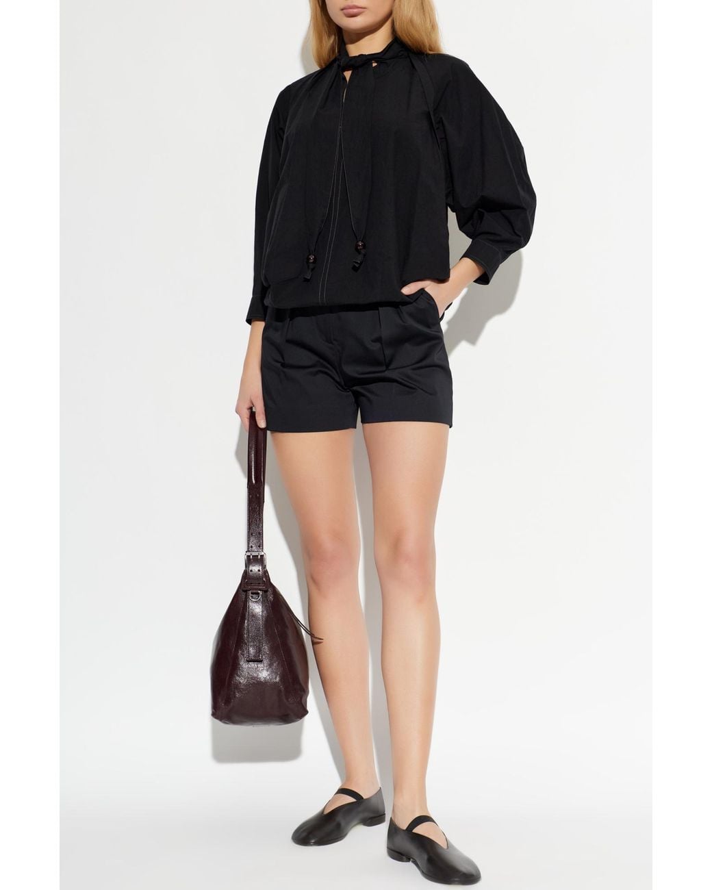 Max Mara Blue 'Tabacco' Shorts