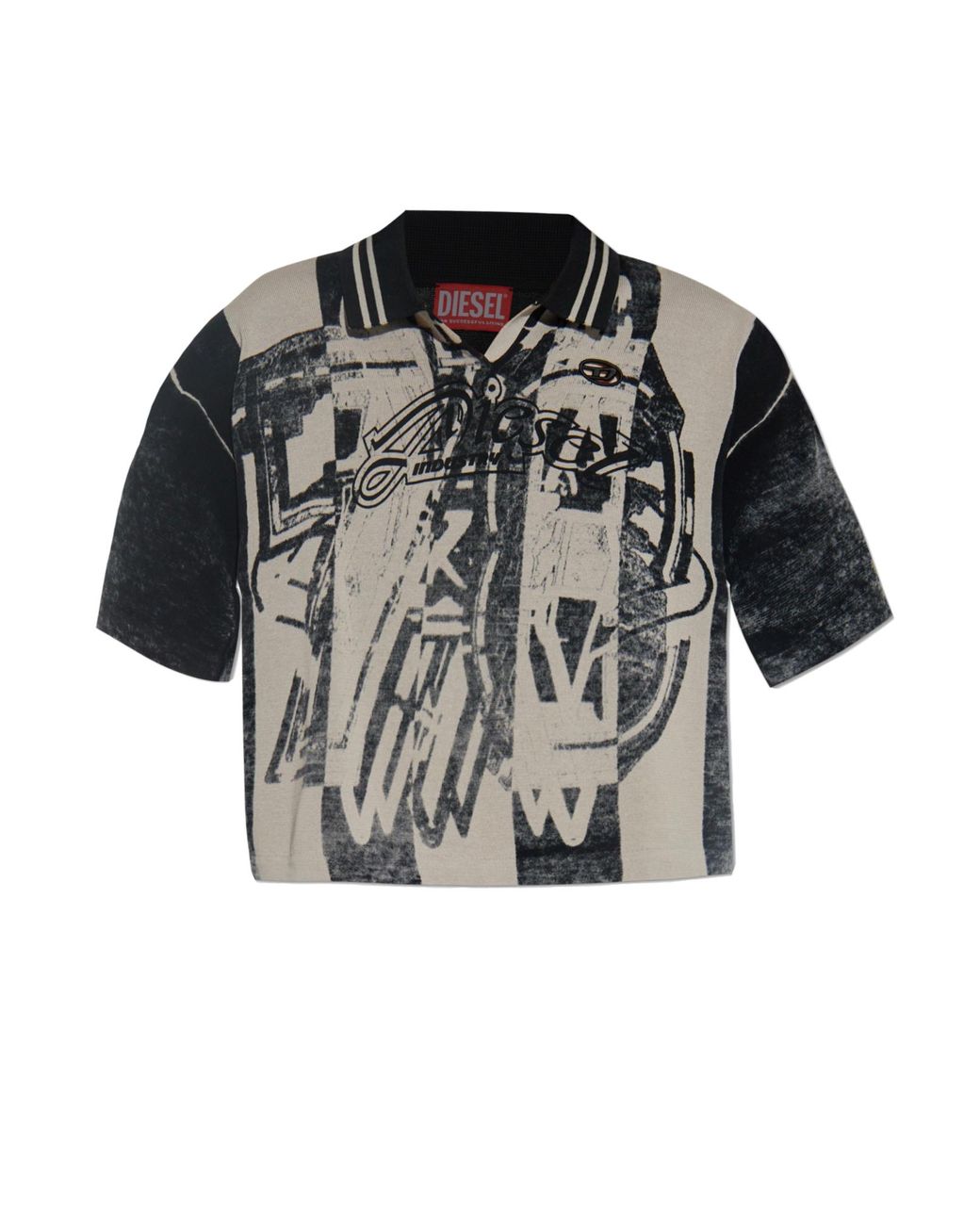 DIESEL Black Polo "M-Oliba-Polo"