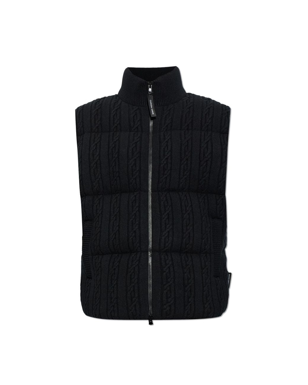 Canada Goose Black Wool Vest 'Sterling' for men