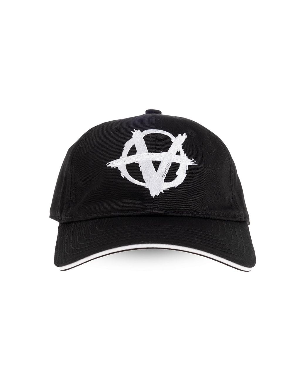 Vetements Black Cap With Peak