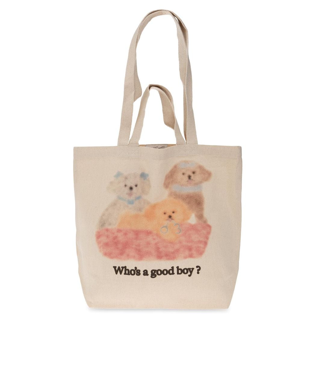 Carne Bollente Natural Bag With Colorful Print for men