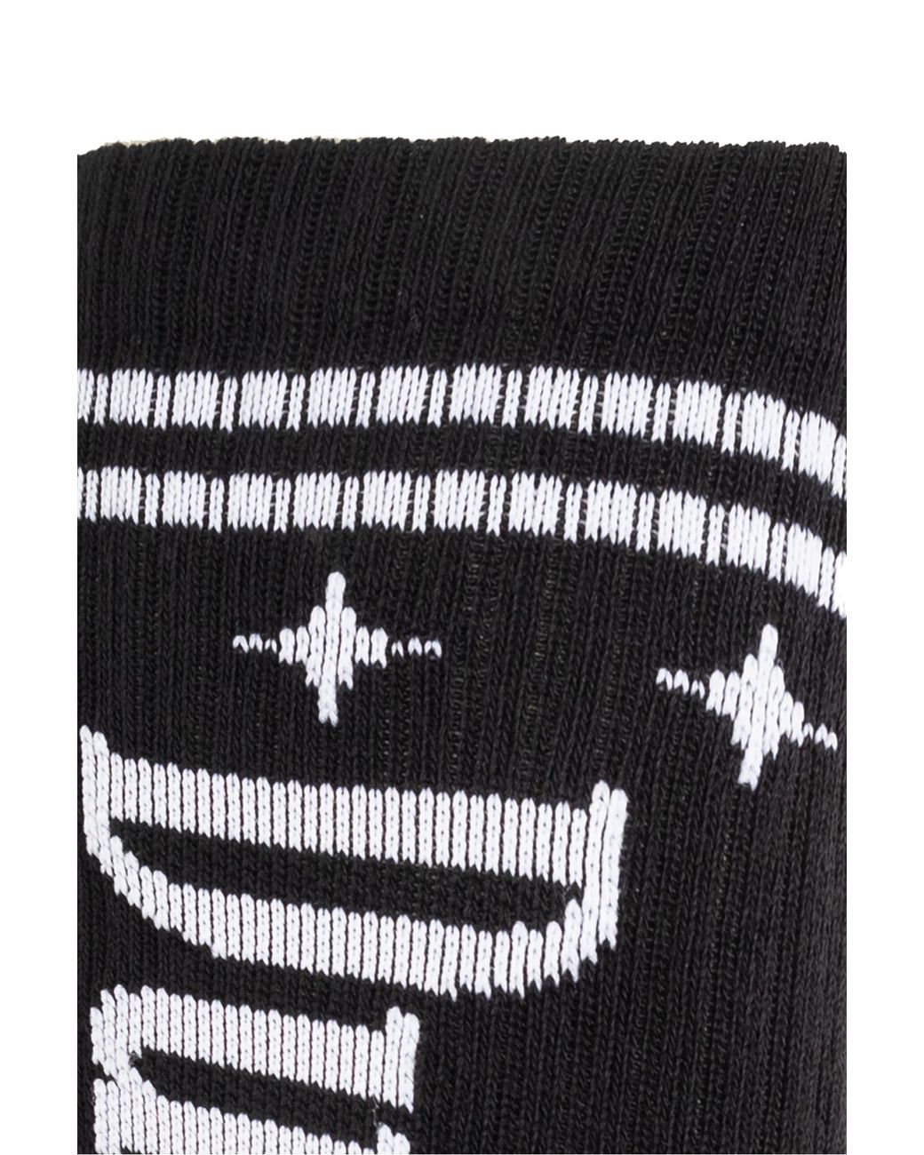 Duke & Dexter Black Socks With Logo for men