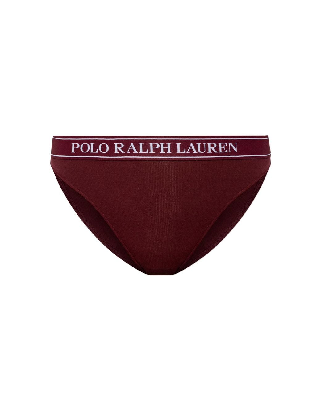 Polo Ralph Lauren Purple Cotton Briefs With Logo