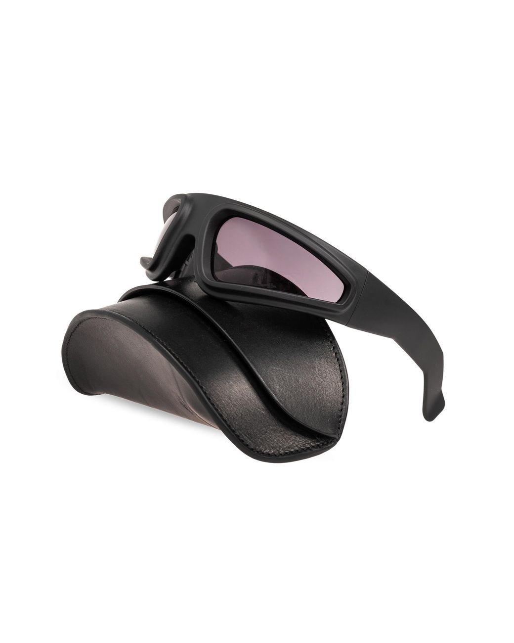 Rick Owens Brown 'Ryder' Sunglasses