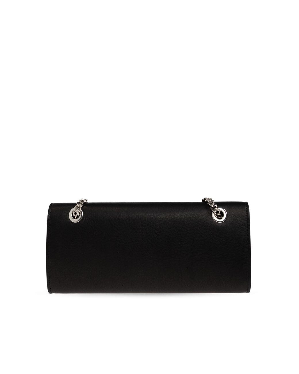 DSquared² Black Leather Clutch "Twin"