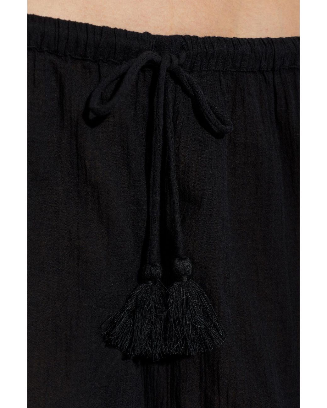 Ulla Johnson Black 'Aran' Shorts