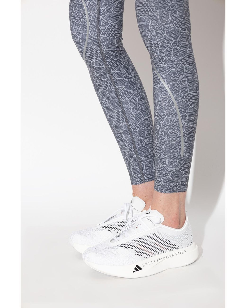 Adidas By Stella McCartney White Sports Shoes "Adizero Evo Sl"