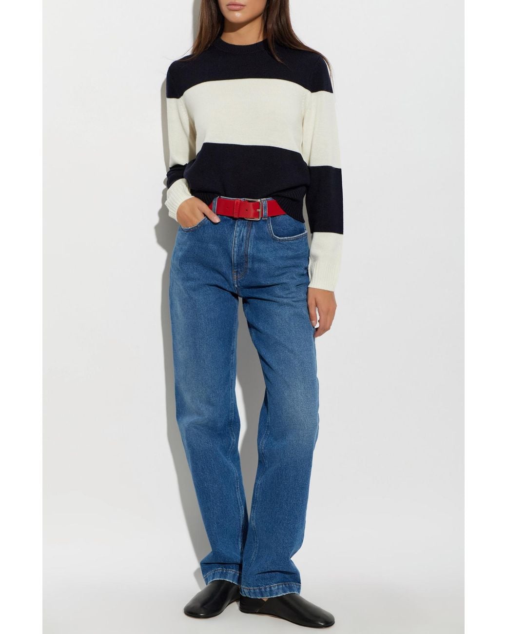 A.P.C. Black Wool Sweater 'Amelle'