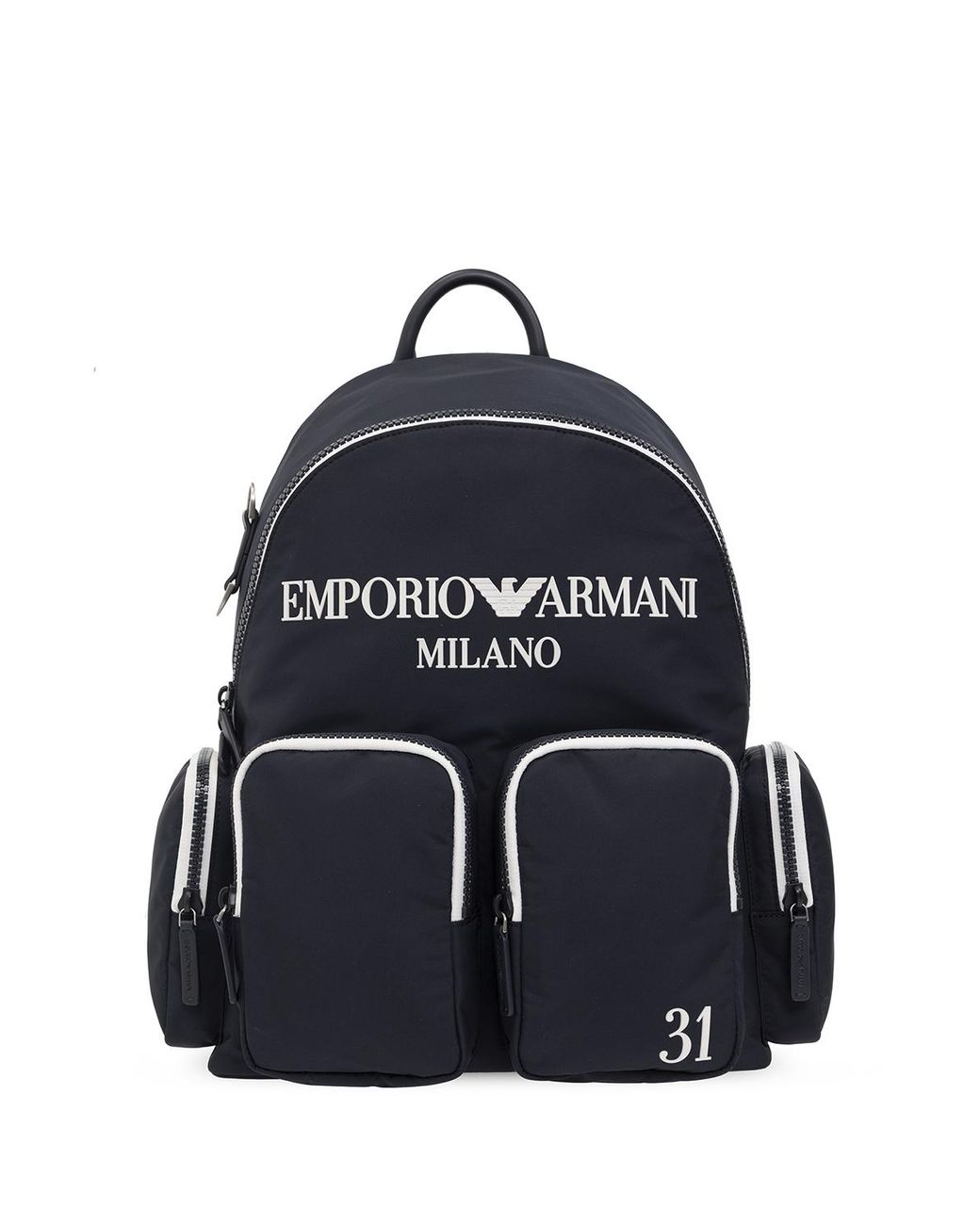 Cra-wallonieShops, EMPORIO ARMANI Allover Logo Backpack