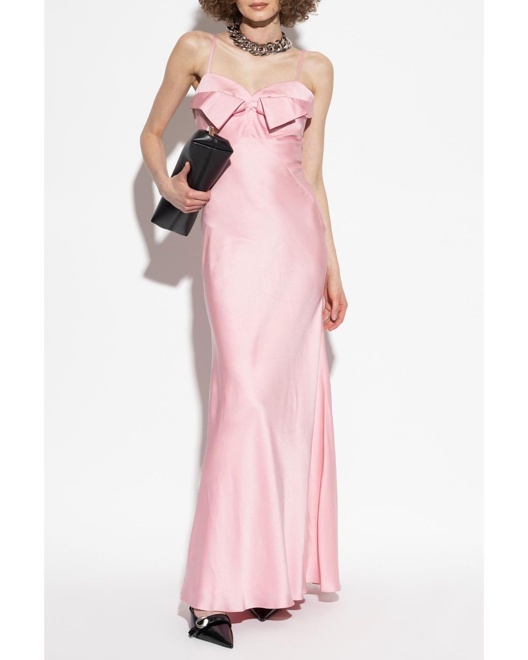 alexander mcqueen pink dress 2004 Lifetime Runway Silk Cut-Out Ruffle Gown designed to mimic pieces owned by British aristocrats who would wear their clothes until they practically fell apart Kate Middleton's Alexander McQueen Pleated
