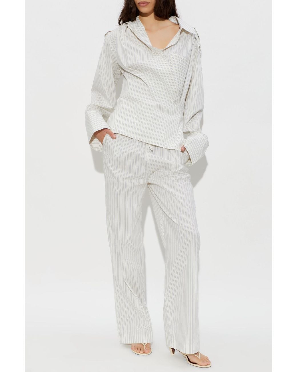IRO White Lia Trousers