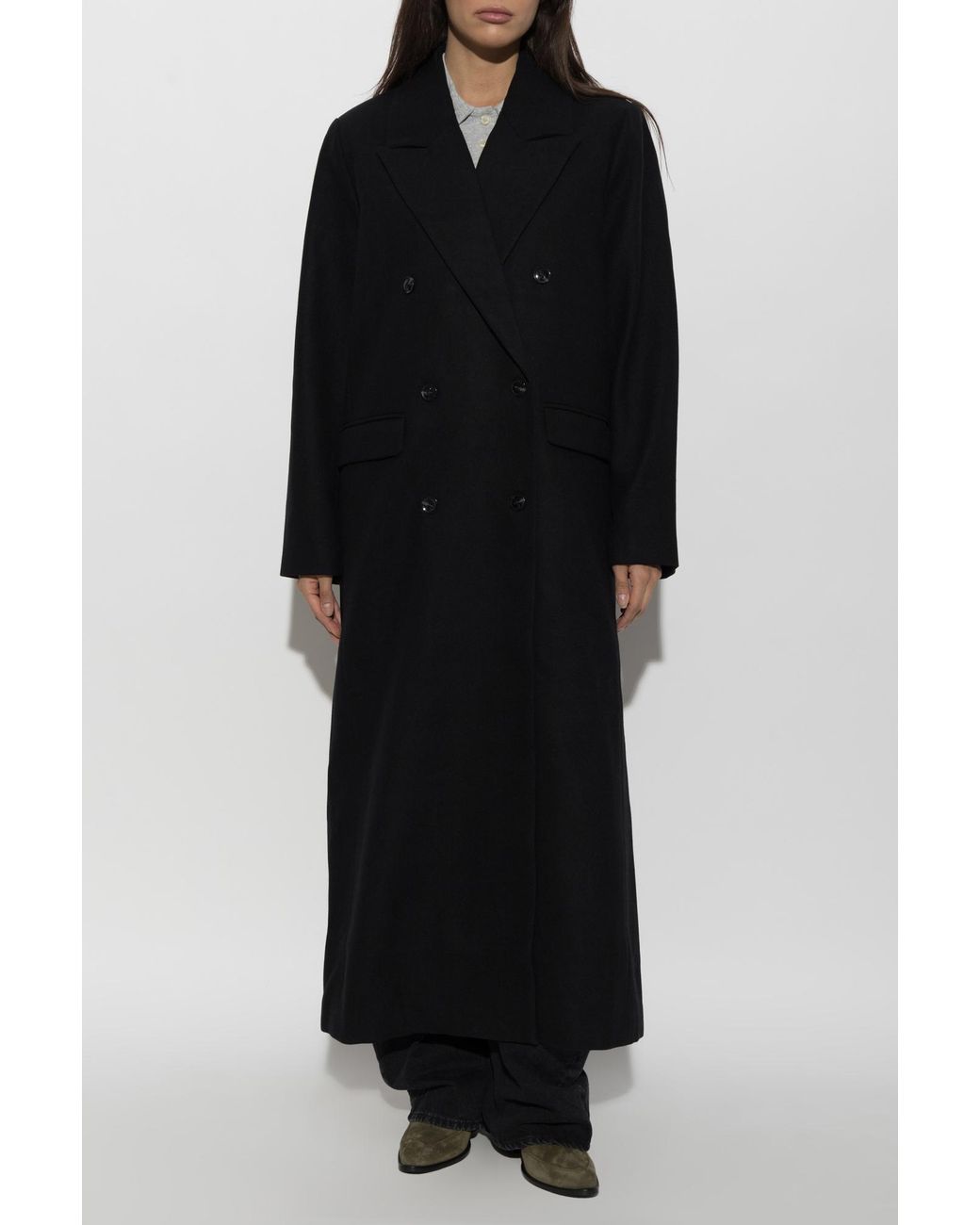 Samsøe & Samsøe Black Coat 'Sajill'
