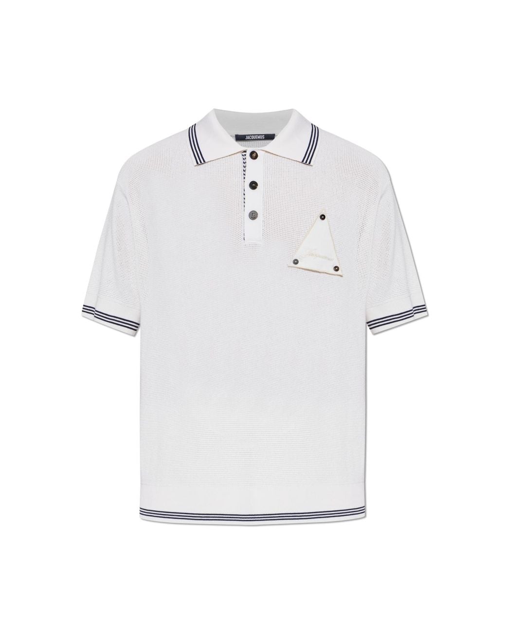 Jacquemus Gray Polo 'Voilier' for men