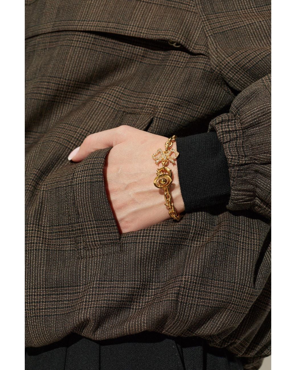 Vivienne Westwood Metallic 'Rigoberta' Bracelet