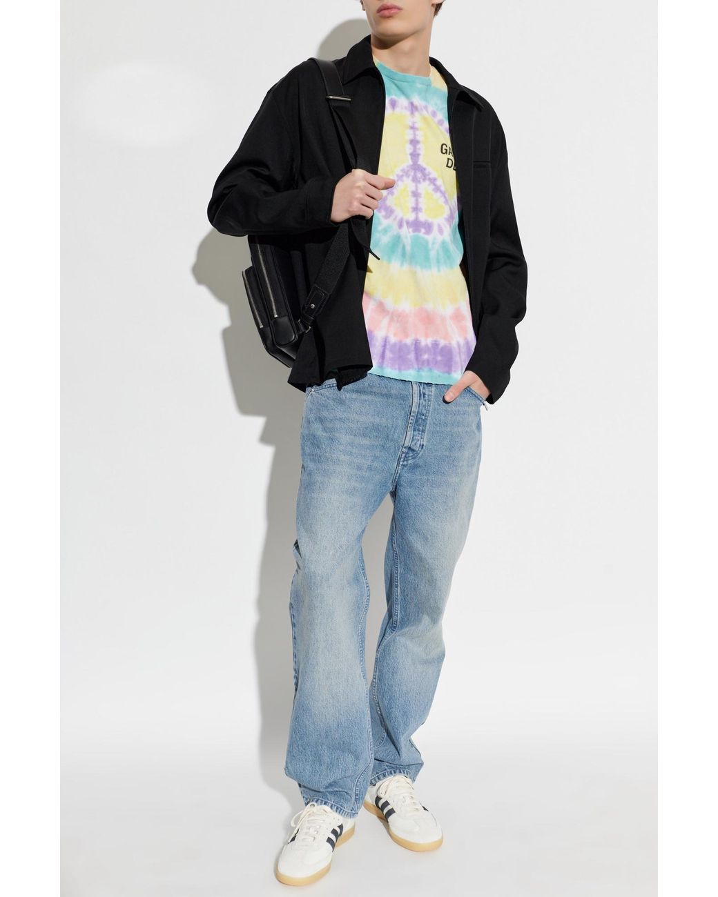 GALLERY DEPT. Multicolor T-Shirt With Logo for men