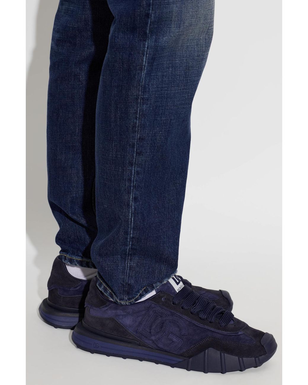 Dolce & Gabbana Blue 'Dg Athletic' Sports Shoes for men