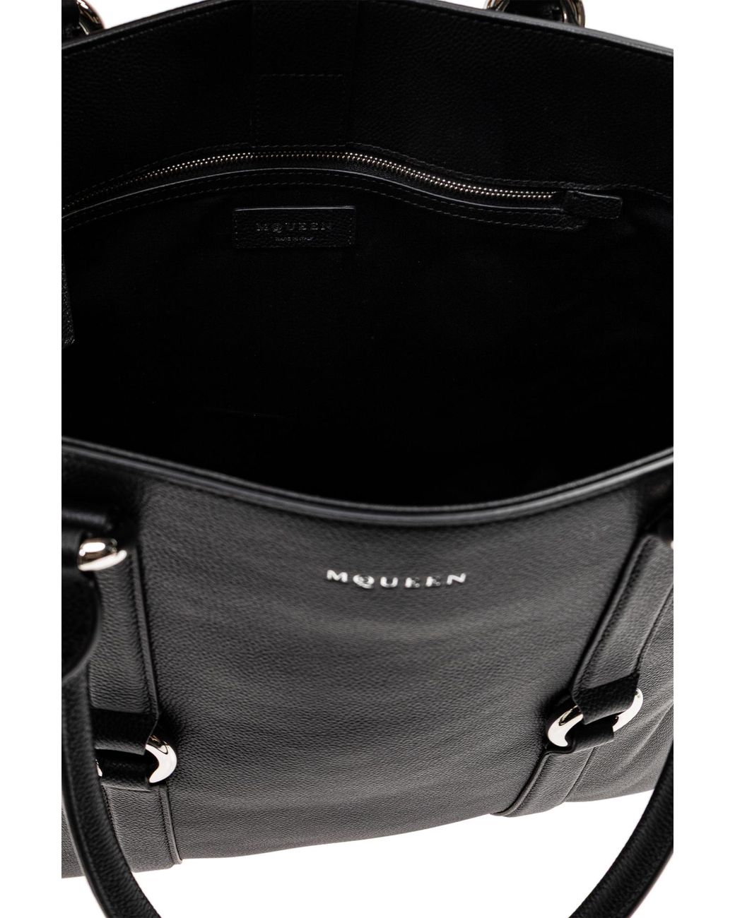 Alexander McQueen Black 'Farringdon' Shopper Bag for men