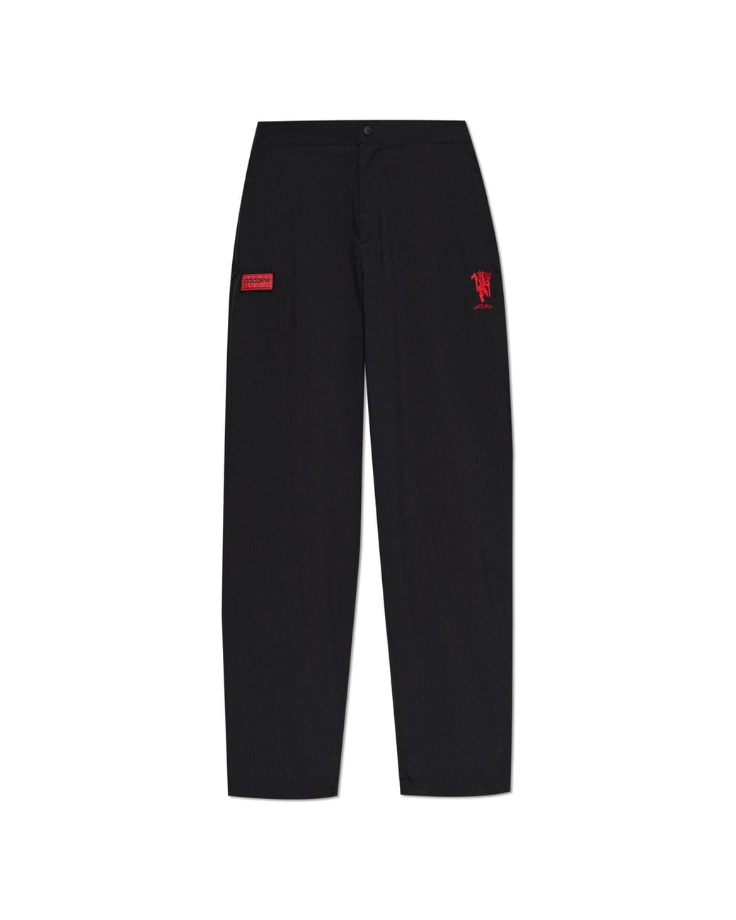 Adidas Originals Black Adidas X Manchester United Track Pants for men