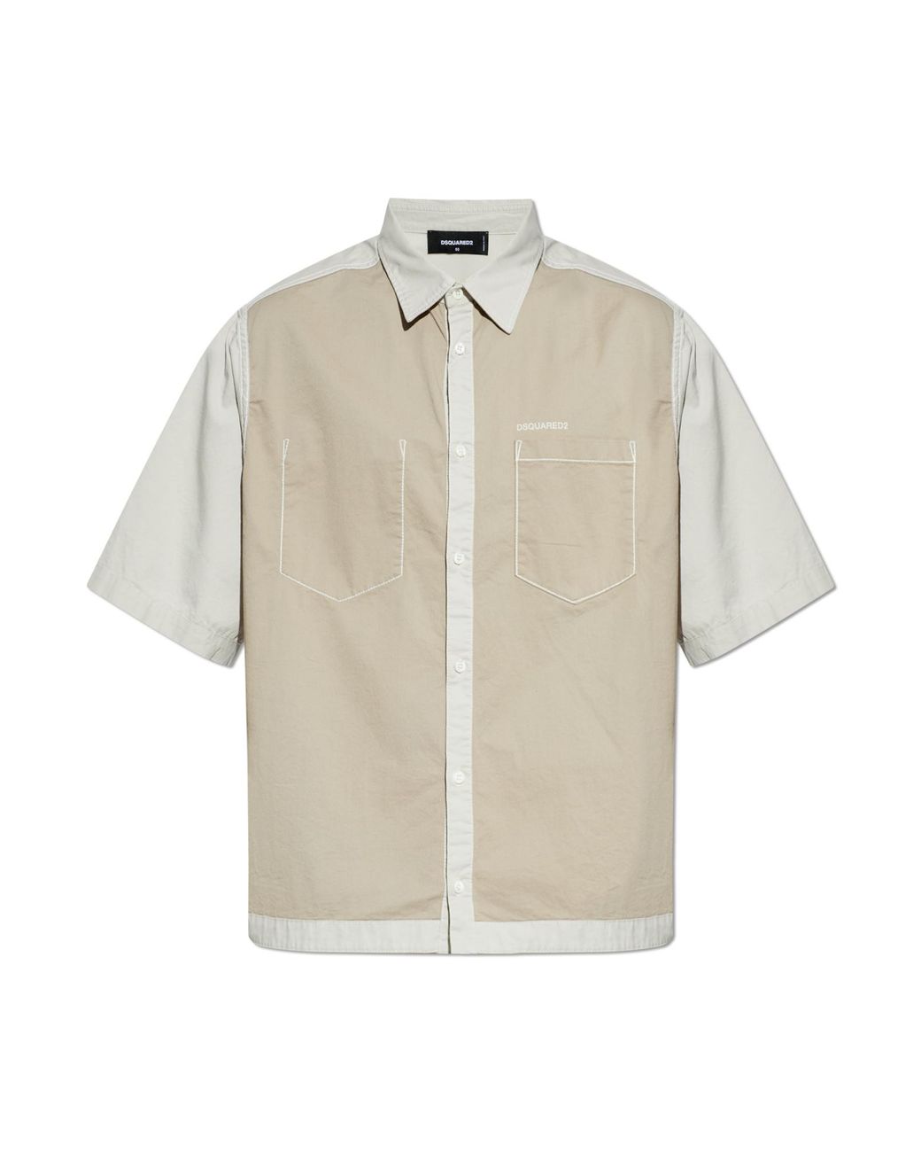 DSquared² Natural Short-Sleeve Shirt for men