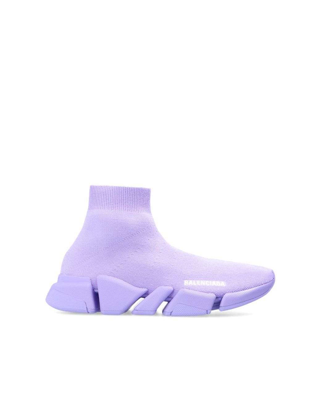 Balenciaga speed 2.0 Lt Sock Sneakers in Purple Lyst