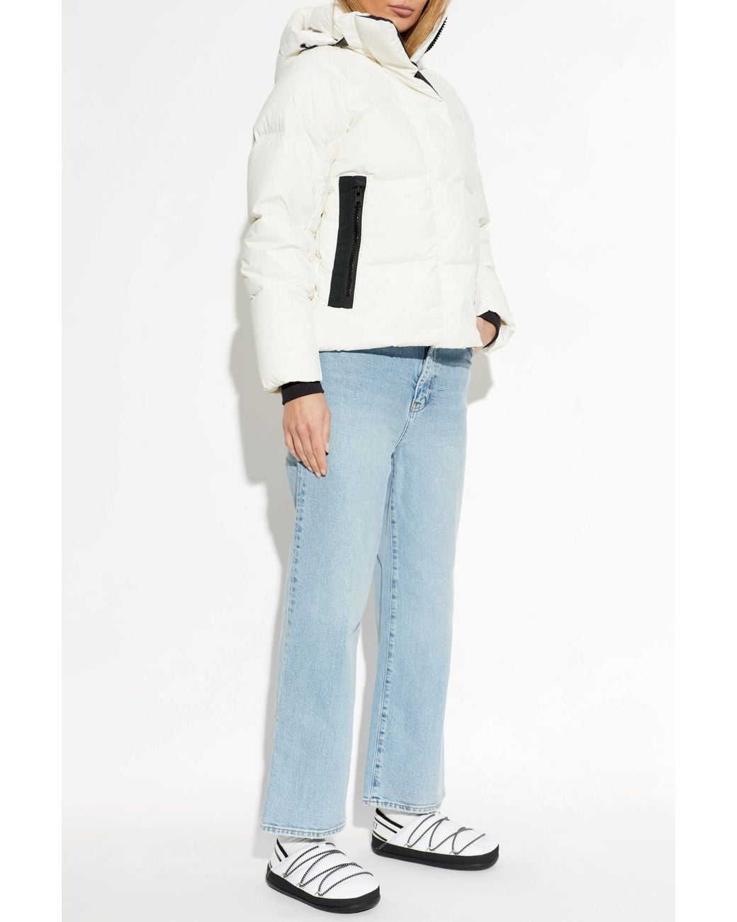 Moon Boot White 'Mb Icon Slipper' Shoes