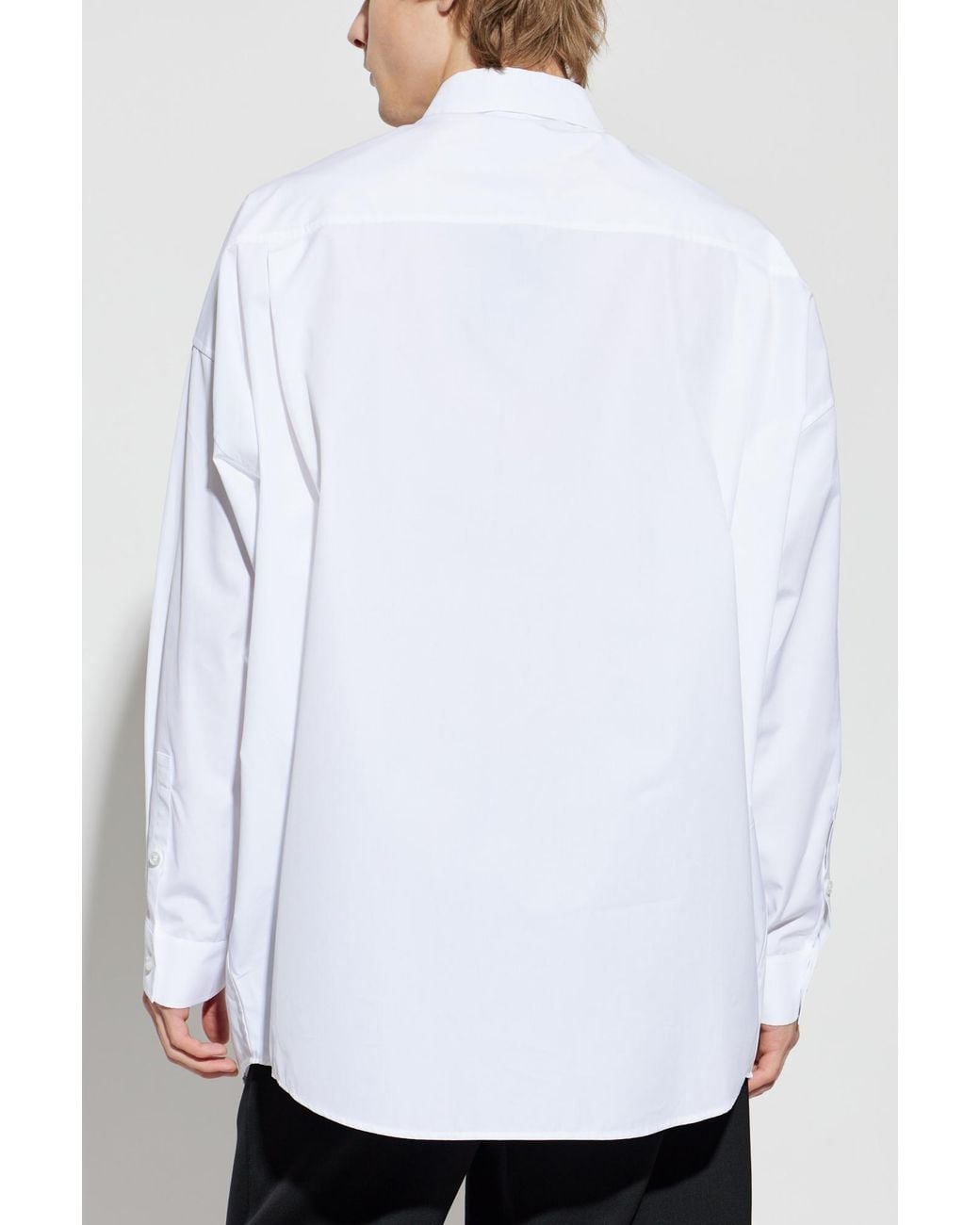 Balmain White Classic Shirt for men
