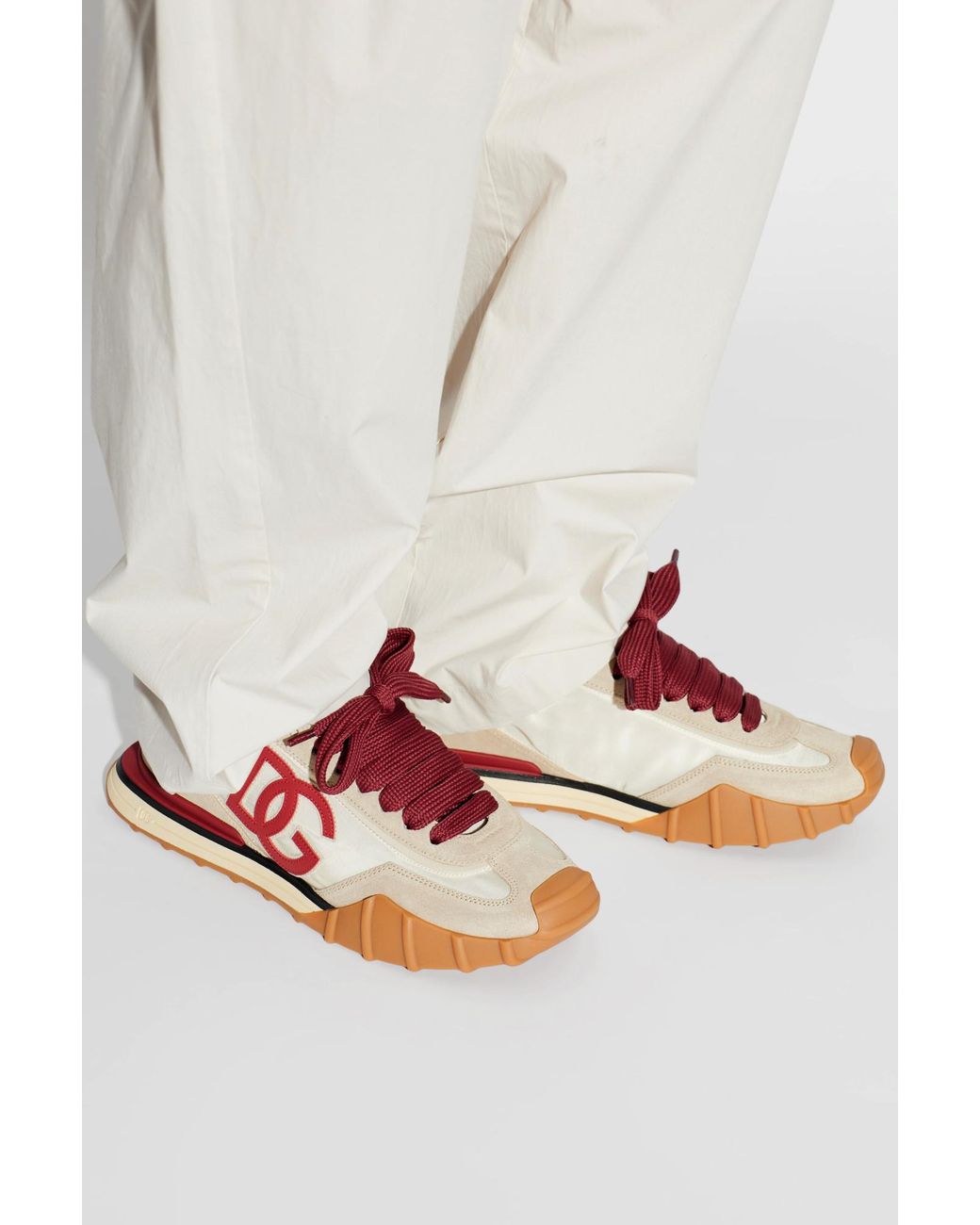 Dolce & Gabbana Brown "Dg Athletic" Sports Shoes for men