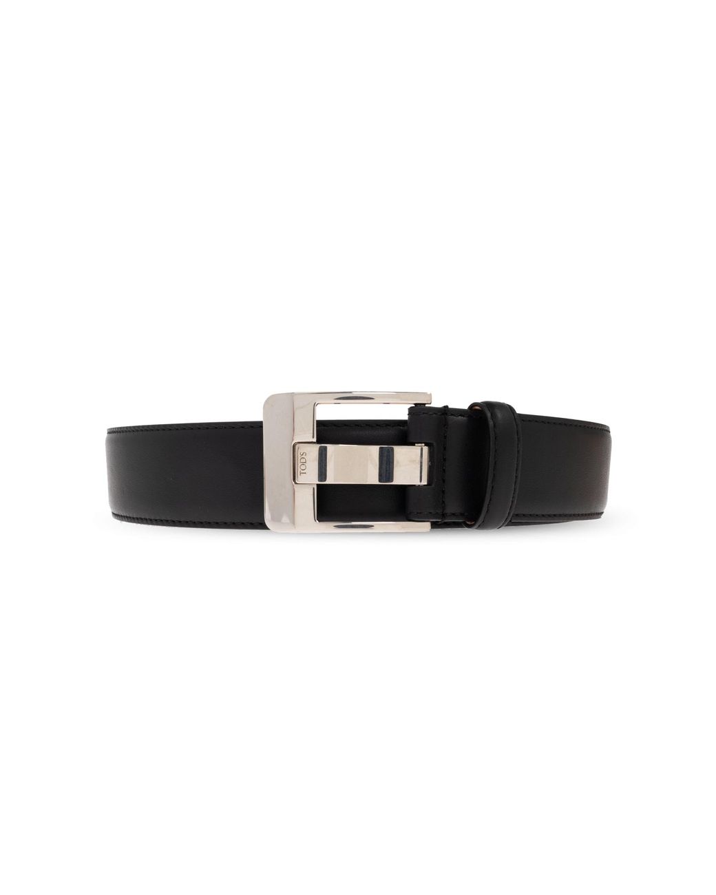Tod's Black Leather Belt for men