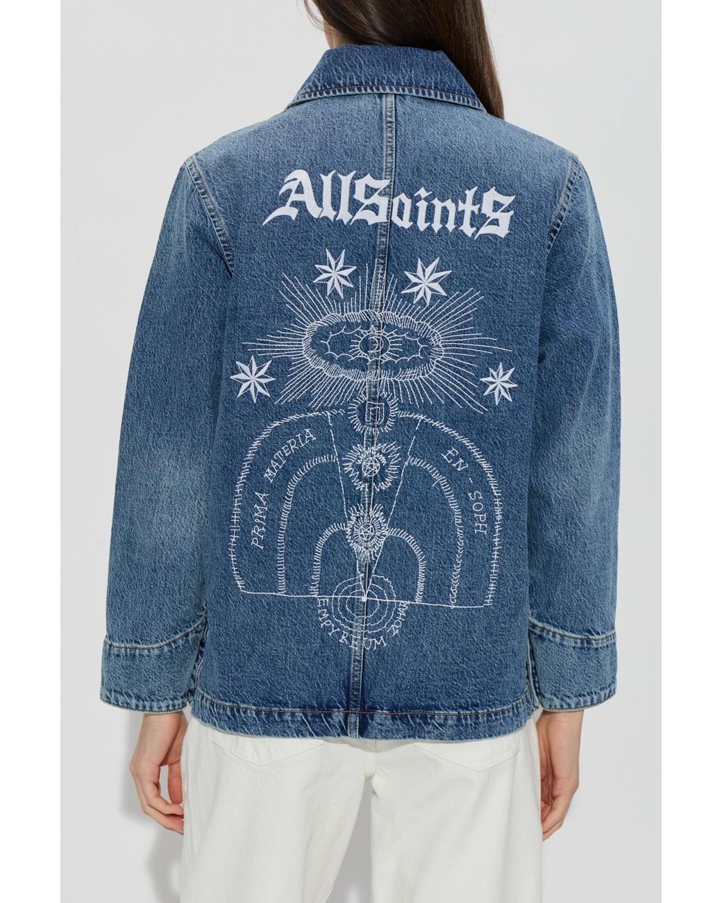 AllSaints Blue Denim Jacket 'Bex'