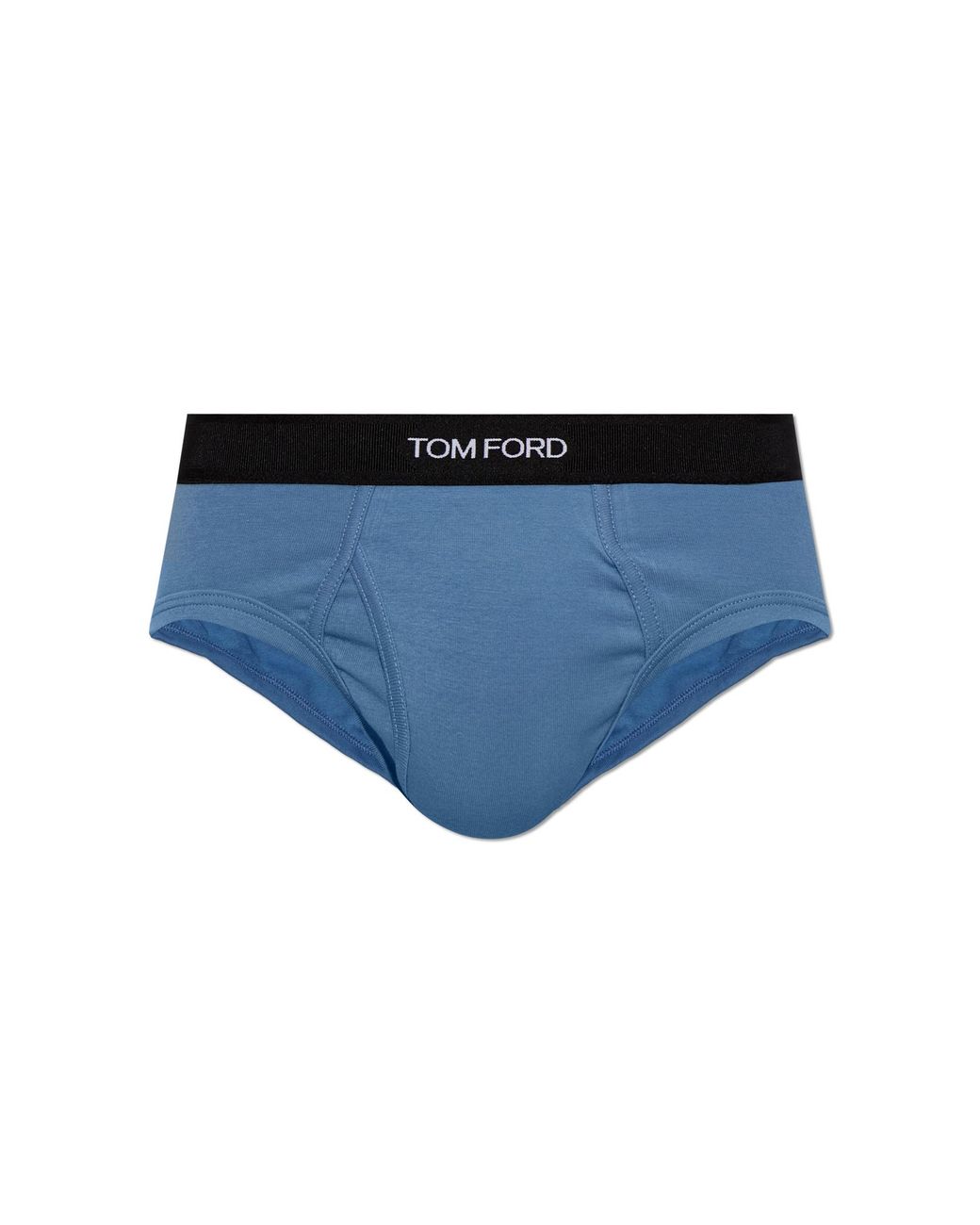 Tom Ford Blue Briefs With Logo for men
