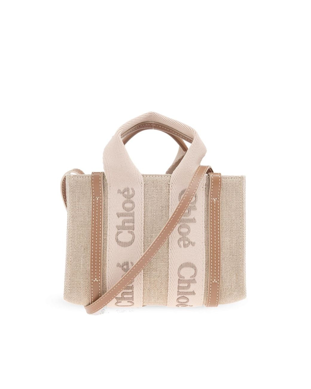 Chloé Pink Shoulder Bag "Woody Mini"