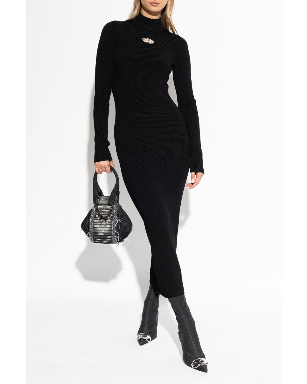 DIESEL Black Dress M-Zary-B