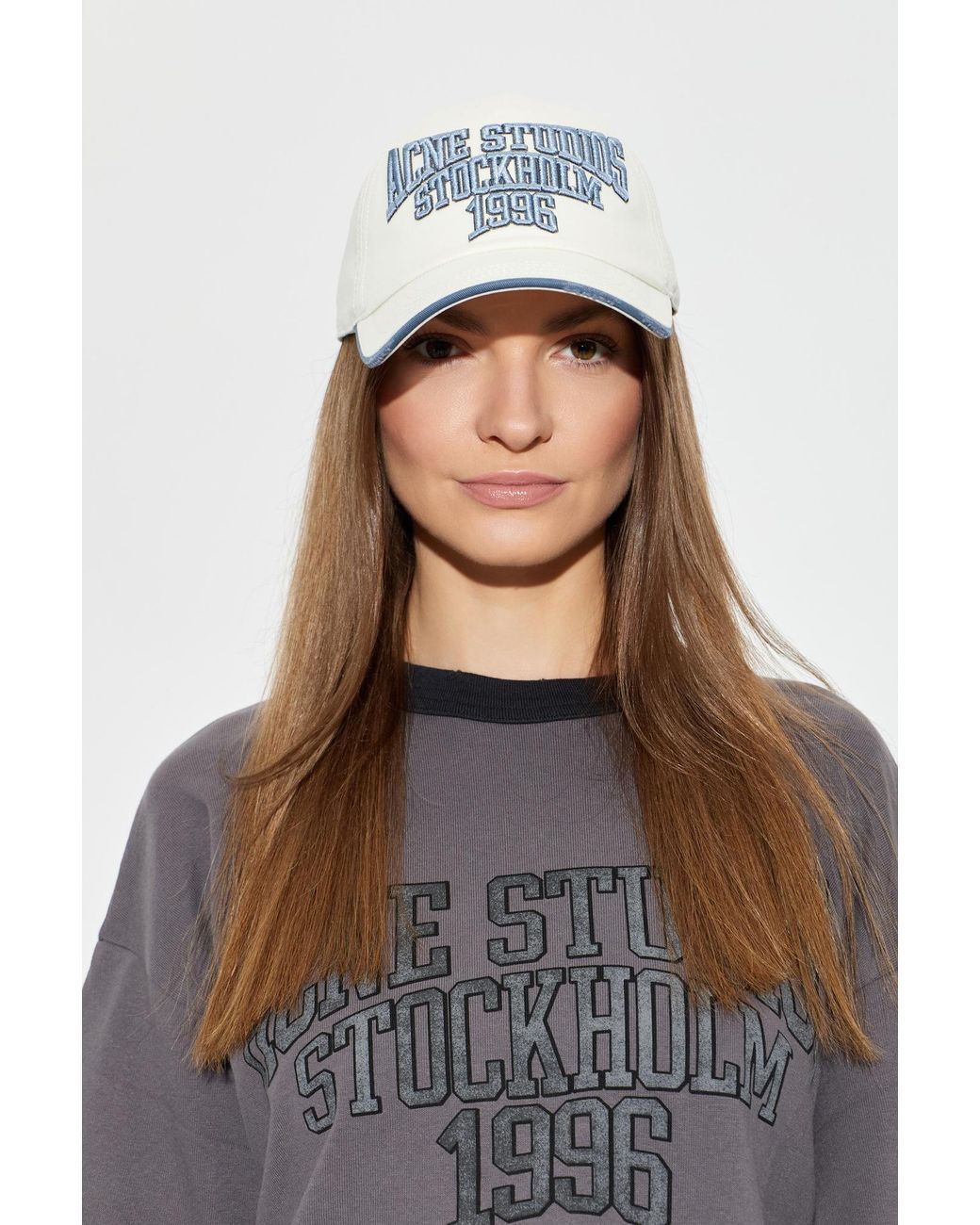 Acne White Baseball Cap