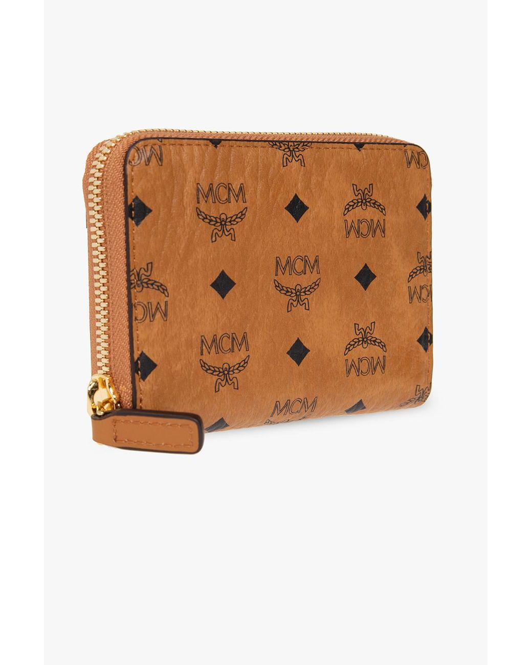 MCM Brown Wallet With Logo