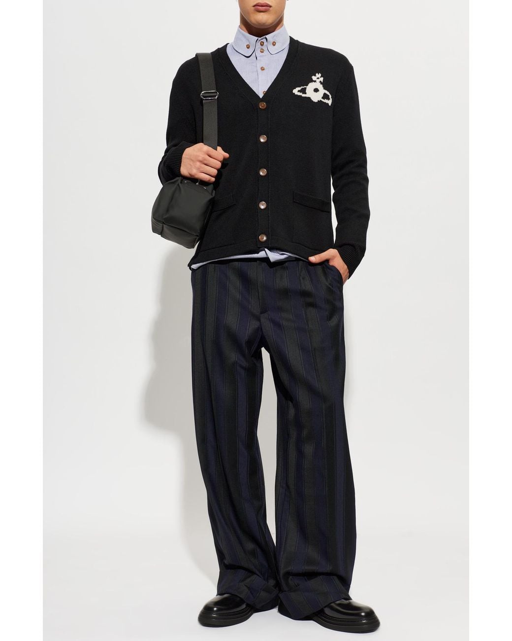 Vivienne Westwood Black Cardigan "Alex" for men