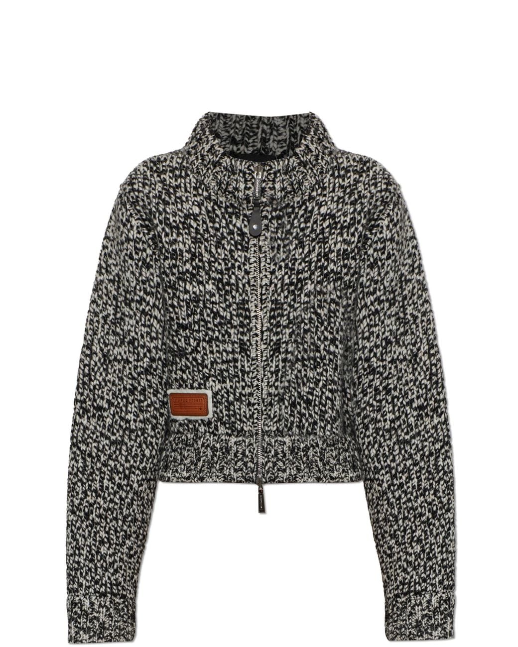 DSquared² Black Cardigan With Patch
