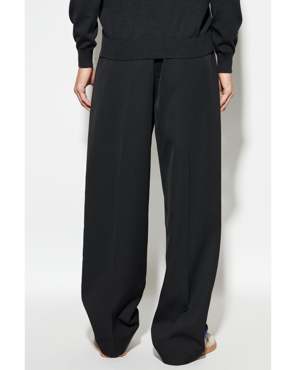 Marni Black Wool Trousers for men