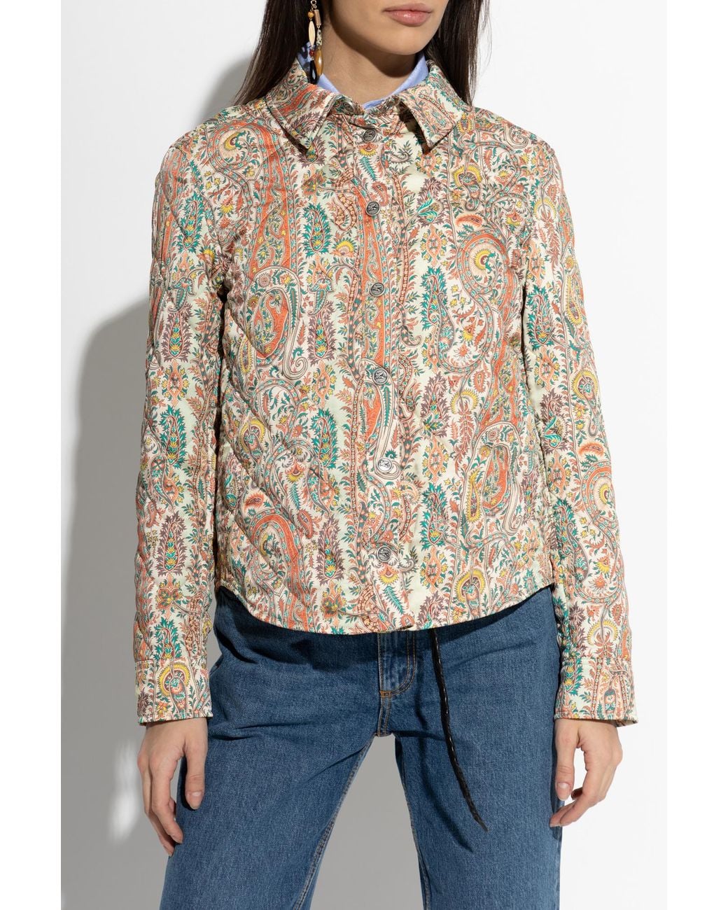 Etro Blue Patterned Jacket