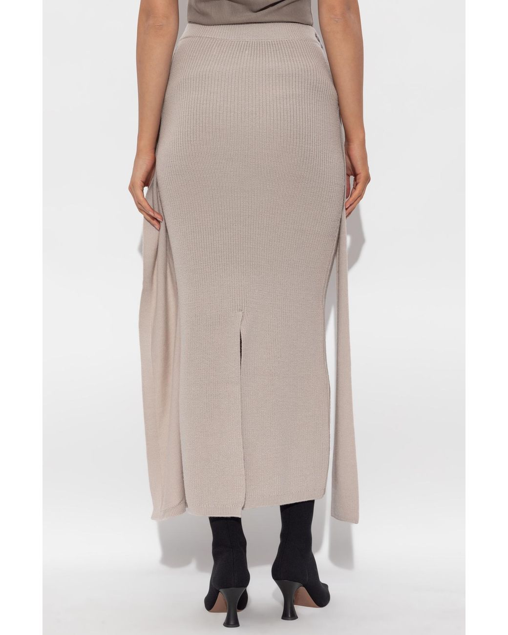 Entire studios Natural Wool Skirt