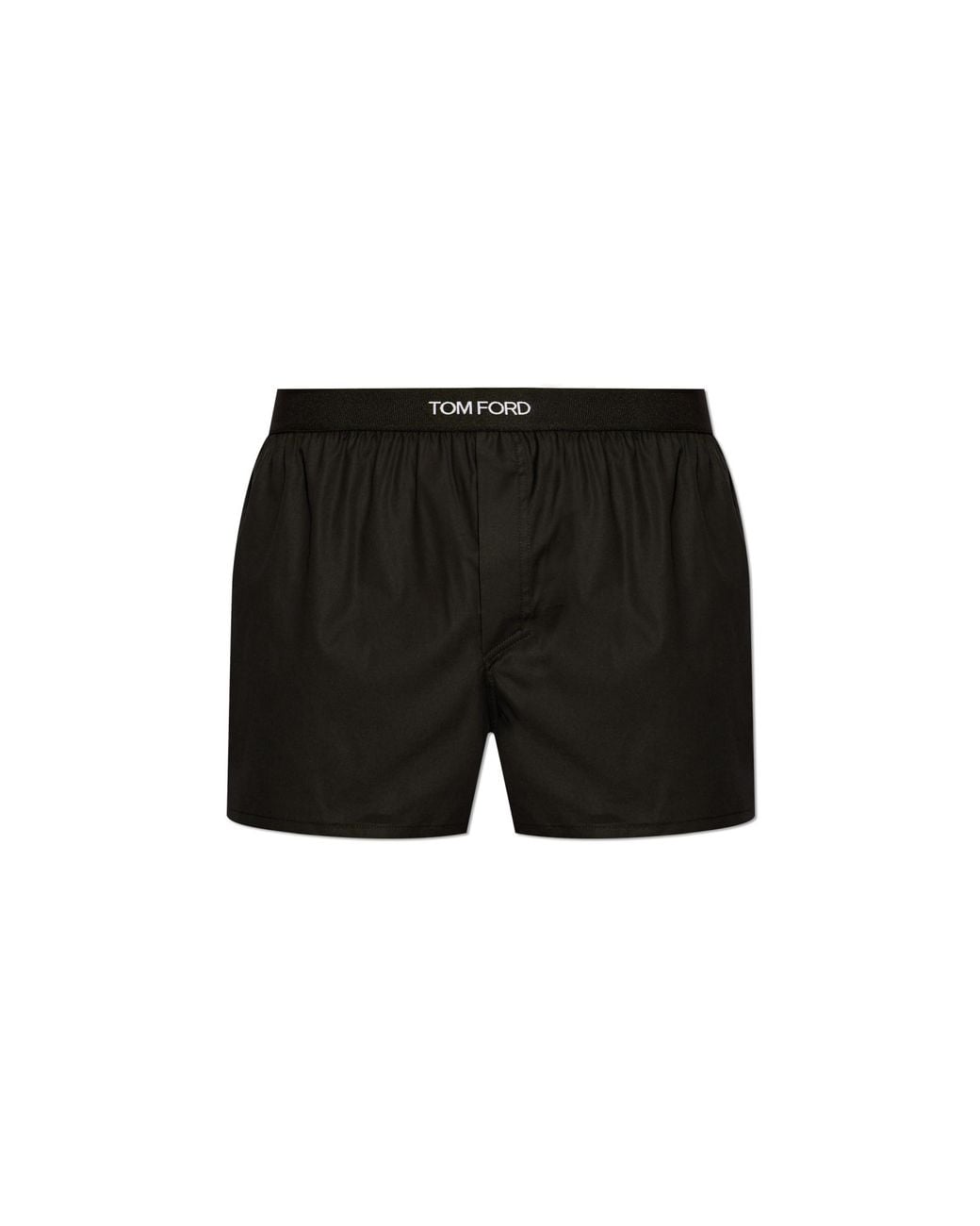 Tom Ford Black Boxer Shorts With Logo for men